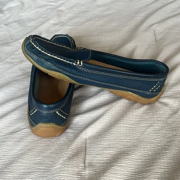 LL Bean Libean Women's Blue Slipon Shoes 7.5W - Picture 6 of 7